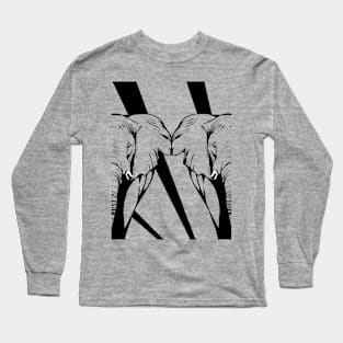 Elephant PopArt Long Sleeve T-Shirt